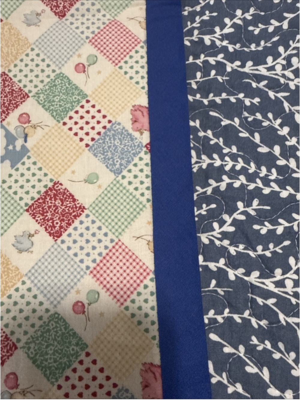 VTG Handmade Baby Blanket Double Sided - Picture 5 of 7